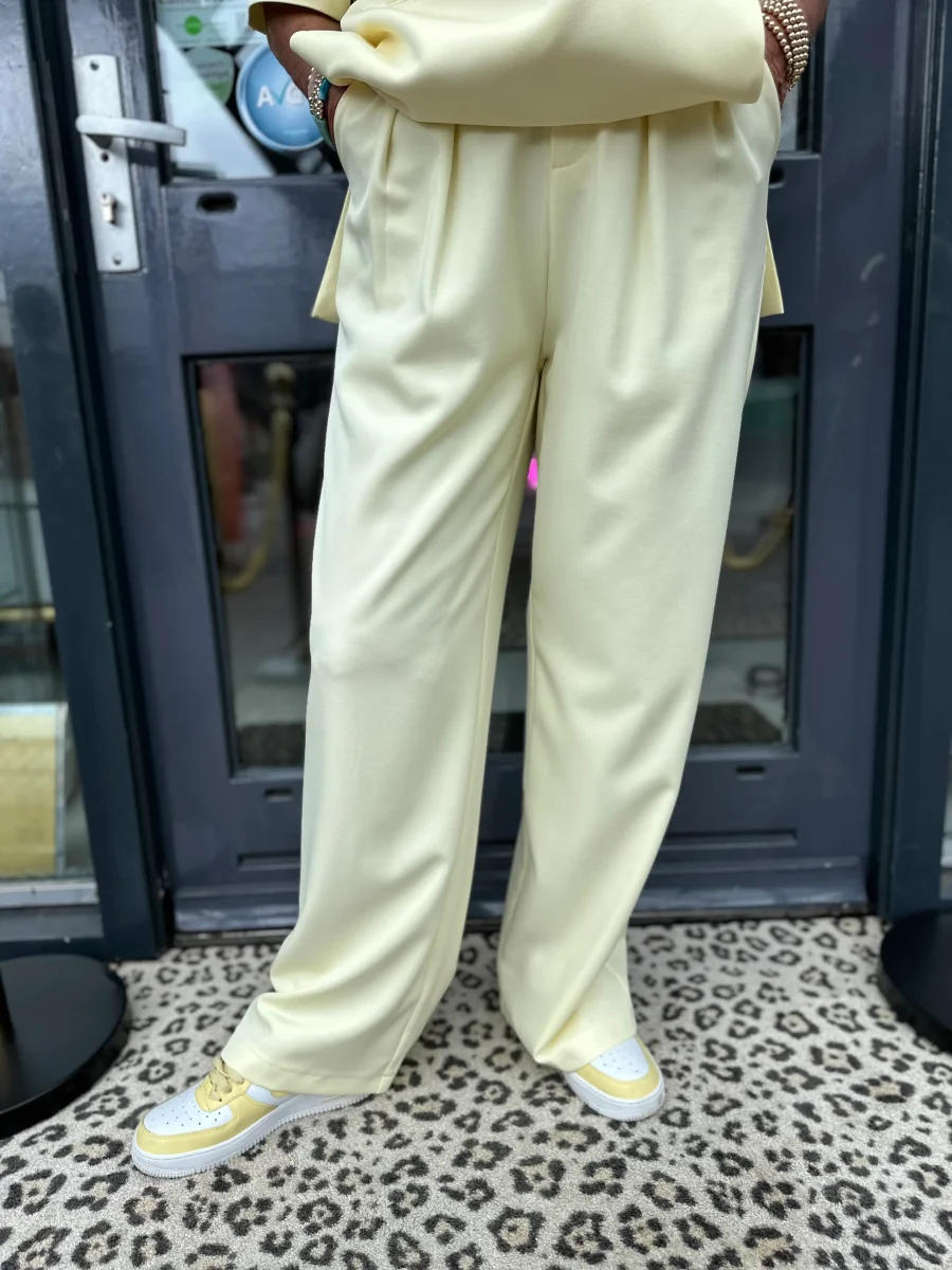 Pantalon "Jus de pom" Geel - Afbeelding 2