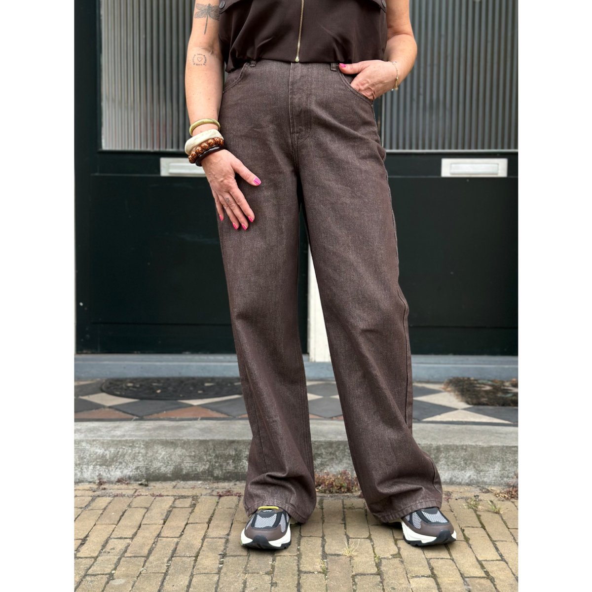 IVY Copenhagen Brooke Jeans Eclusive Bruin - Afbeelding 3