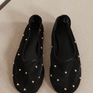 Dear Frances - Ballerina's - Balla Mesh Shoe W/ Studs - Black