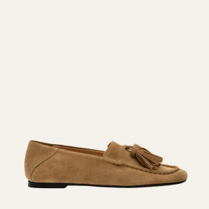 Dear Frances - Loafers - Drew Loafer W/Tassle - Caramel Suede